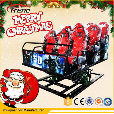 Salle de cinéma confortable de la chaise 5D de mouvement avec la bulle/effet de pluie/vent