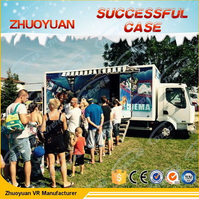 Sièges étonnants mobiles du simulateur 6 du cinéma 7D avec l'éclairage/simulation de pluie