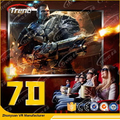 Sièges mobiles de la salle de cinéma 4 de la commande numérique 7D/6 sièges avec le circuit hydraulique