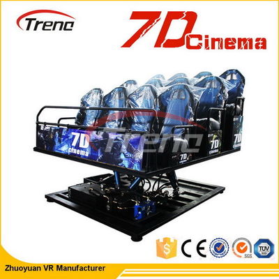 6 salle de cinéma du divertissement 7D de parc à thème de DOF avec le système d'affichage d'écran