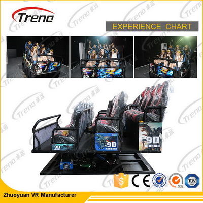 6-12 pose le cinéma en verre 5D 7D du simulateur 3DM de la réalité virtuelle 9D pour le parc à thème