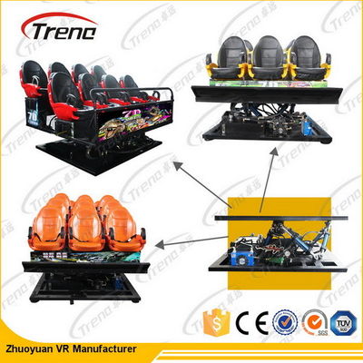 Salle de cinéma interactive du mouvement 7D de centre commercial avec la plate-forme électrique de 6 DOF