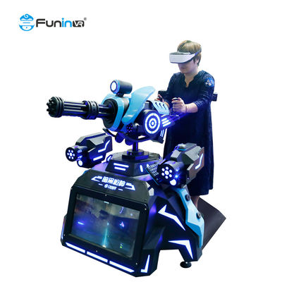 Expérience interactive de simulateur de tir de réalité virtuelle 9D Vr Gatling Master