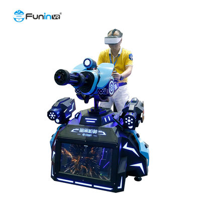 Expérience interactive de simulateur de tir de réalité virtuelle 9D Vr Gatling Master