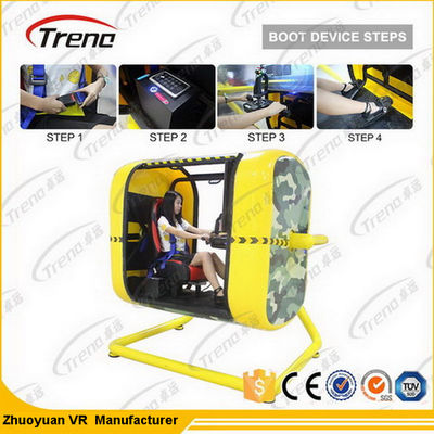 Degré Flight Simulator du jeu 360 de parc à thème avec la manette de vol