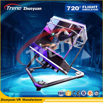 Jeu noir de studio de parc à thème de 720°Motion VR avec la cabine d'entraînement de simulation