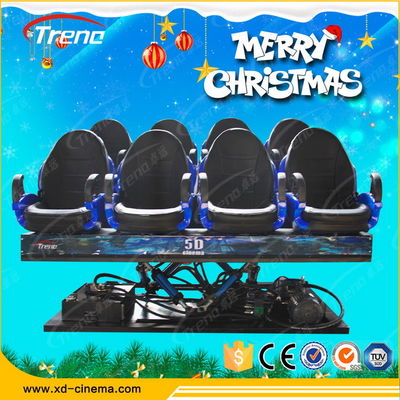 Cinéma 5D mobile de circuit hydraulique avec la console de jeu de réalité virtuelle