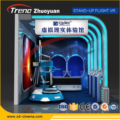 Dispositifs de jeu de réalité virtuelle de jeu vidéo de parc d'attractions avec la plate-forme tournante de 360 °