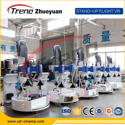 Dispositifs de jeu de réalité virtuelle de jeu vidéo de parc d'attractions avec la plate-forme tournante de 360 °