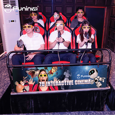 Cinéma hydraulique de Vr 7D 5D de parc à thème de machine de jeu de la réalité virtuelle 8D