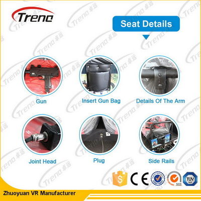Réalité virtuelle de cinéma des effets spéciaux 5d conduisant le simulateur pour le parc à thème
