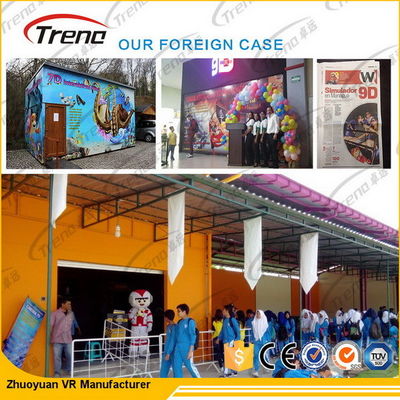 Réalité virtuelle de cinéma des effets spéciaux 5d conduisant le simulateur pour le parc à thème