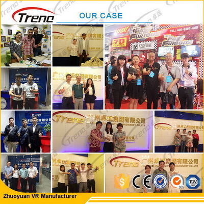 Réalité virtuelle de cinéma des effets spéciaux 5d conduisant le simulateur pour le parc à thème