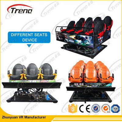 6 / 9/12 équipement du théâtre de plate-forme du système 6 DOF de cinéma des sièges 7d grand 7d