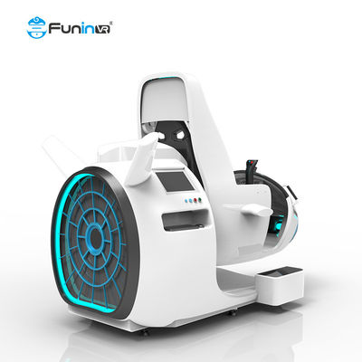 Rotation d'intérieur de Vr du simulateur 360 de réalité virtuelle du vol 9D d'avion de terrain de jeu