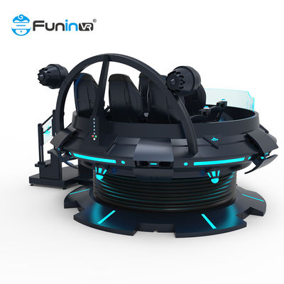 Parc à thème de jeu de tir de chaise de simulateur de réalité virtuelle du degré 9D des montagnes russes 360