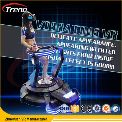 Simulateur de casque du mouvement VR de vibration de montagnes russes au centre commercial