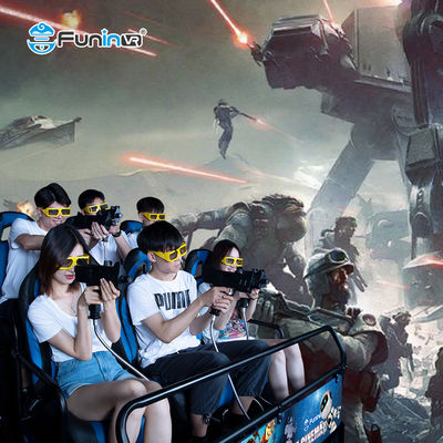 Parc d'attractions commerciaux intérieurs Cinéma 3D Freedom avec effets spéciaux de fumée