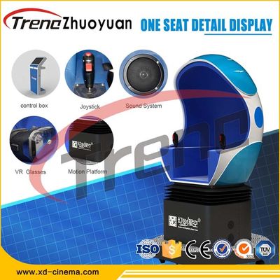 22 chaise de triple de cinéma de la voiture de course 9D VR de PCS VR 220 volts 5500 watts pour l'enfant/adulte
