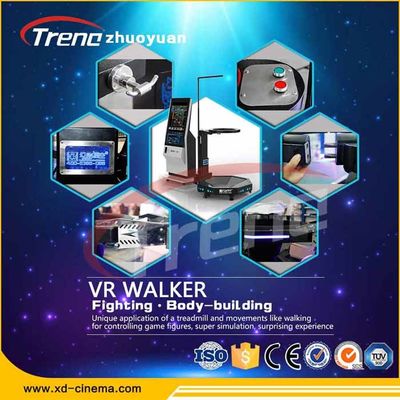 sports d'équipement de parc d'attractions de tapis roulant de la réalité virtuelle 9D avec l'effet de forme physique
