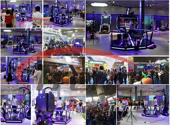 Cinémas d'action des jeux 9D de tir de noir de promenade de l'espace de réalité virtuelle de HTC VIVE