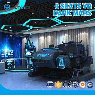 Jeu d'intérieur de style de la réalité virtuelle 9D VR des joueurs Mech VR du cinéma six avec le casque de VR