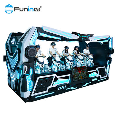 Divertissement Simulateur 9D VR Dragon Rider 5 places sur plateforme thématique dynamique extrême