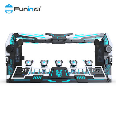 Le parc d'attractions VR avec effets de balayage des jambes et écran 3D