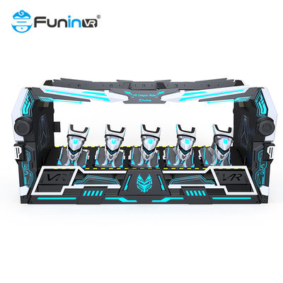 Le parc d'attractions VR avec effets de balayage des jambes et écran 3D