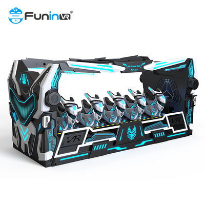 Le parc d'attractions VR avec effets de balayage des jambes et écran 3D