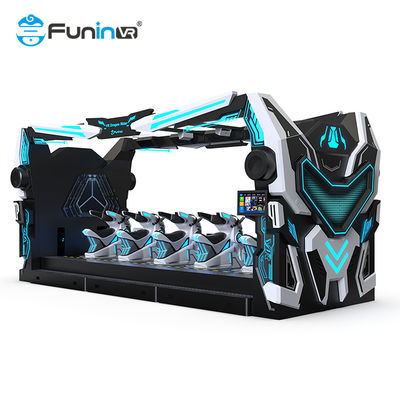 Le parc d'attractions VR avec effets de balayage des jambes et écran 3D