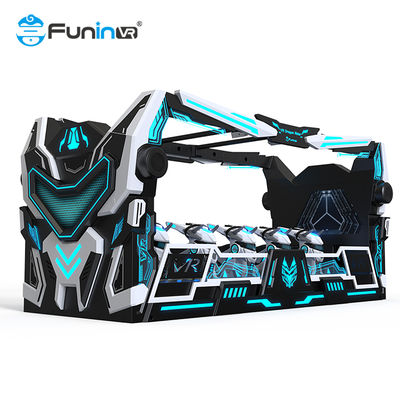 Le parc d'attractions VR avec effets de balayage des jambes et écran 3D