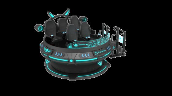 Améliorez votre entreprise de divertissement avec 6 sièges 9D VR VR Cinema Voltage 220V / 2.4KW et ordinateur I5 1650 8G 240G