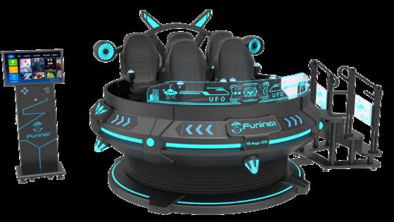 Améliorez votre entreprise de divertissement avec 6 sièges 9D VR VR Cinema Voltage 220V / 2.4KW et ordinateur I5 1650 8G 240G