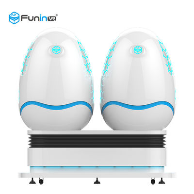 220V 3600 cinéma deux de simulateur de l'empreinte de pas 9d VR de mouvement de degré le petit Egg des sièges