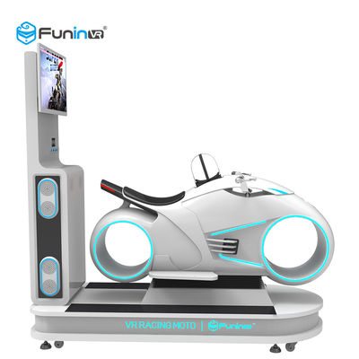 Moto multijoueuse 700KW de emballage de Vr de conduite de la couleur 9D de simulateur blanc de réalité virtuelle