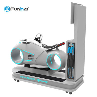 Moto multijoueuse 700KW de emballage de Vr de conduite de la couleur 9D de simulateur blanc de réalité virtuelle