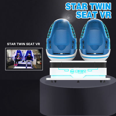 Jumeau détraqué électrique Seat du simulateur 4.5KW de réalité virtuelle de la plate-forme 9D