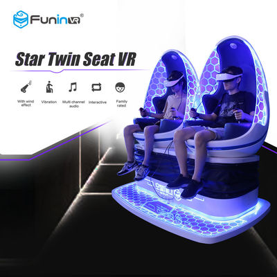 Simulateur interactif de réalité virtuelle de la cabine 9D pour l'aéroport, club