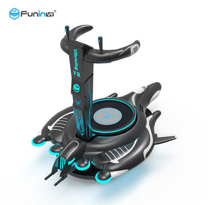 Couleur noire à jetons de l'amusement 9D de simulateur d'intérieur de réalité virtuelle