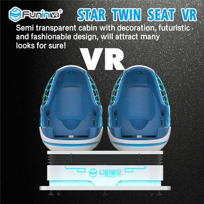 Machine carrée de réalité virtuelle d'oeufs de cinéma de Mertre 9D de la lumière 3 bleus/360 degrés