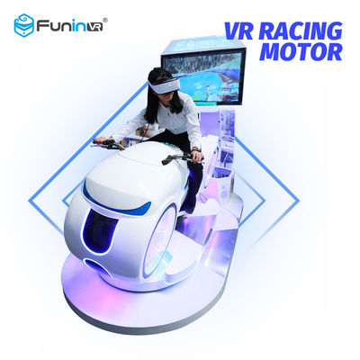 Un simulateur de moto de la machine de jeu de voiture de course de la personne 4D/9D VR