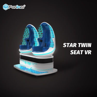 360 cinéma de réalité virtuelle des sièges 9D du degré 2 avec l'effet de champ de jambe de chaise d'OEUFS