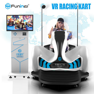 220V badine/simulateur VR des enfants 9D VR emballant la voiture de Karting 360 degrés