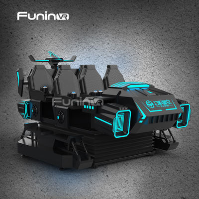 Sièges électriques du cinéma 6 de mouvement de simulateur de jeu du tour 9D VR d'amusement