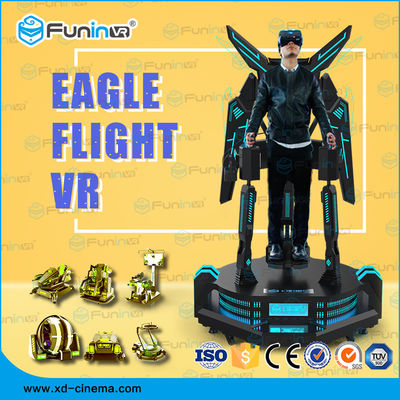 Le combat interactif Flight Simulator d'Eagle de cinéma du jeu 9D VR avec le tir lance