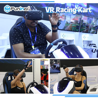 Simulateur de mouvement de moto de VR avec la moto de réalité virtuelle emballant des jeux