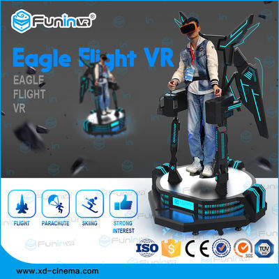 Simulateur de réalité virtuelle du vol 9D d'Eagle/simulateur parc d'attractions