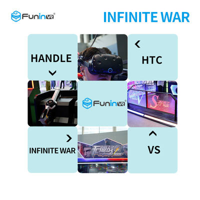 2 simulateur de tir des joueurs 9D VR avec le casque de HTC Vive pour le Moyen Âge