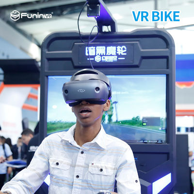 1 service d'esthétique industrielle virtuel stationnaire de tour de vélo de réalité virtuelle d'intérieur de joueur/vélo d'exercice